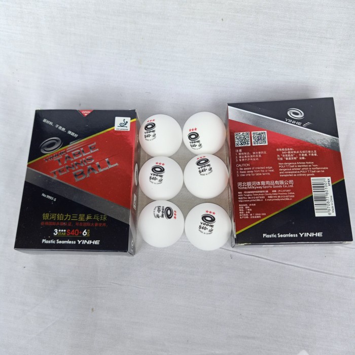 bola pingpong cover merah Yinhe*** star