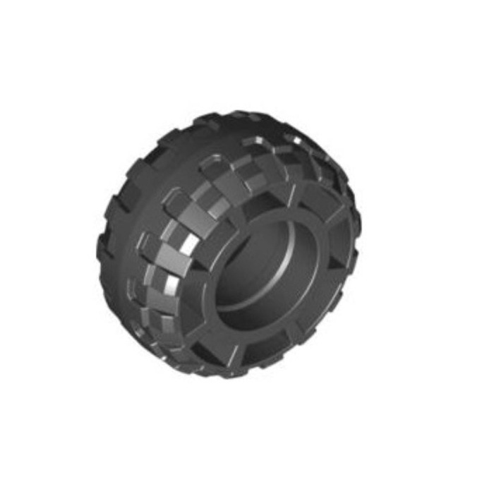 Lego Part 56891 Tire 37 X 18R Black Ban Hitam