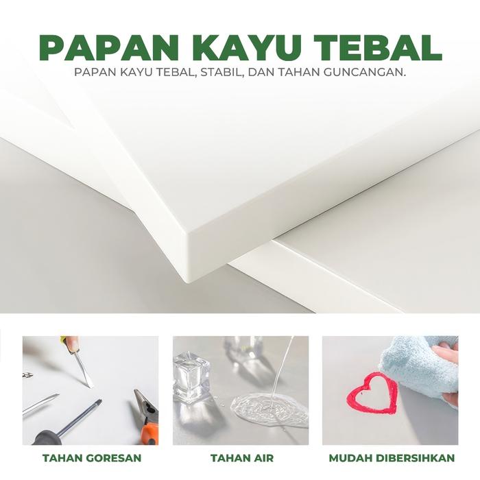 Gudang DTG SJ2 Rak Lemari Buku Kantor atau Sekolah Rak Susun Sudut kayu Penyimpanan Serbaguna 9