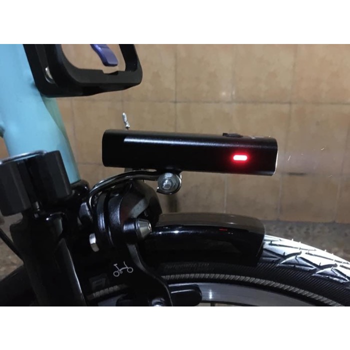 PROMO Lampu depan Sepeda Rockbros utk modif center fork bracket cat eye