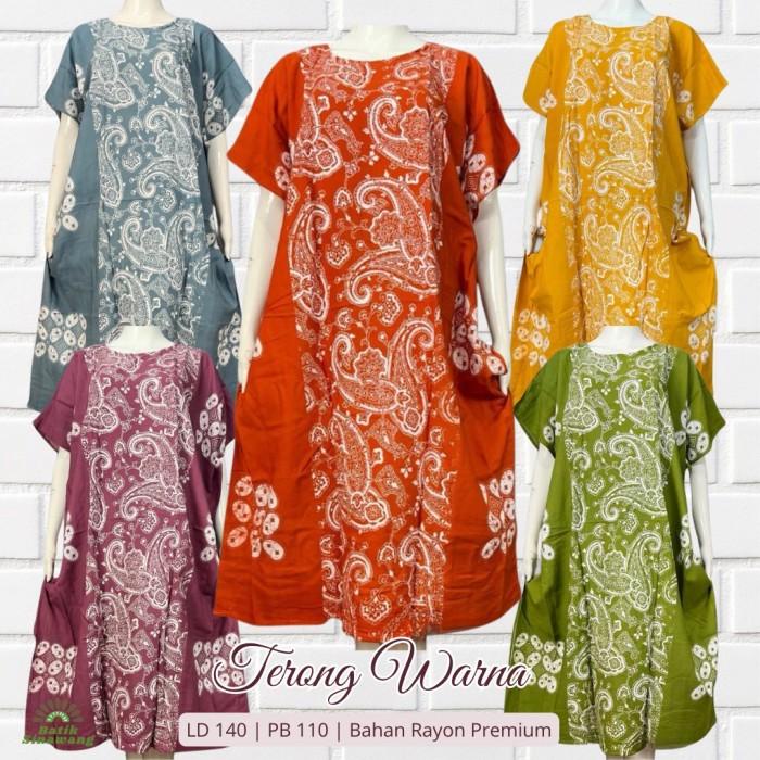 Daster Batik Kelelawar Jumbo Jamu Gendong Solo