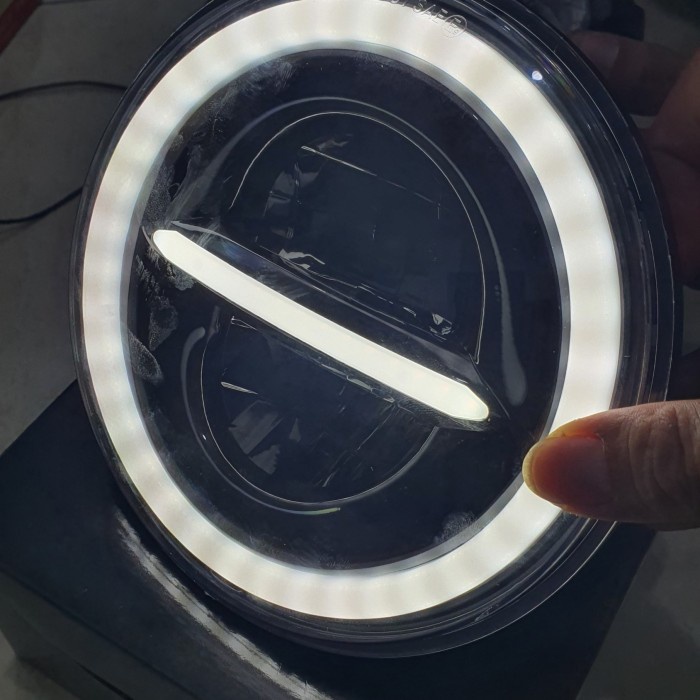 Stok Terbatas Daymaker 7 Inch Full Ring Fullring 100W Original Import Dus Hitam Polos Bisa Untuk