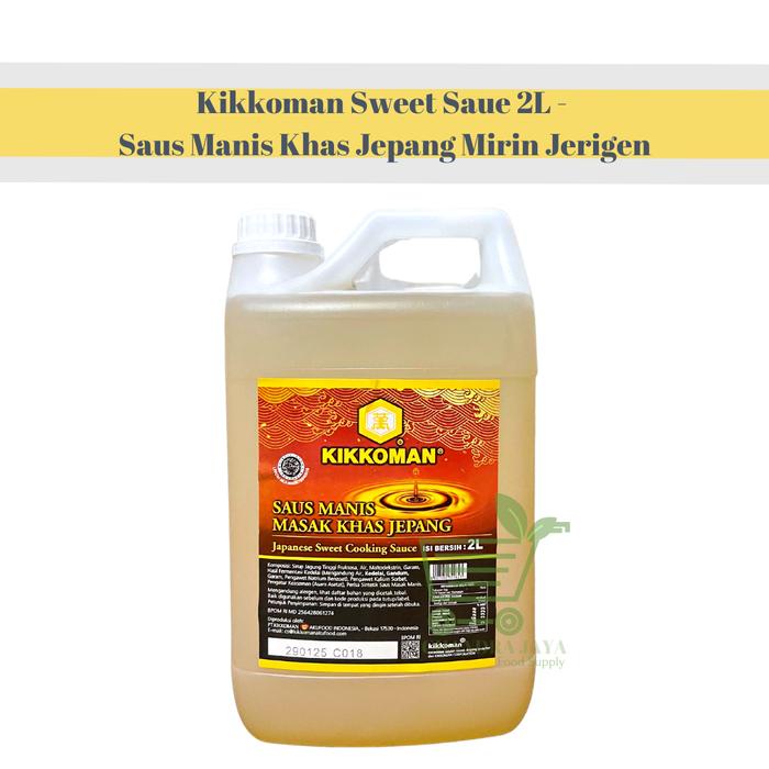 

Kikkoman Sweet Saue 2L - Saus Manis Khas Jepang Mirin Jerigen