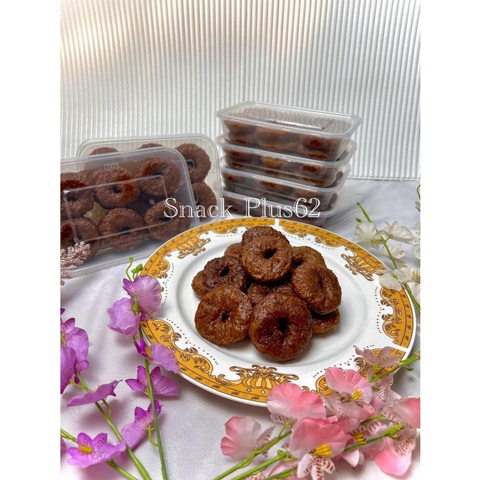 

Kue Ali Agrem/Cincin 1 Box Beras Merah Kelapa dan Gula Aren - Food