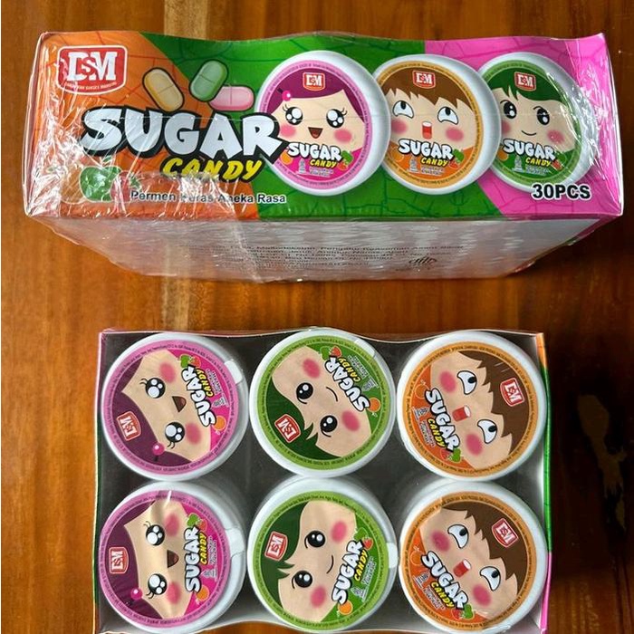 

Sugar Candy Permen rasa buah buahan 1 pack isi 30 pcs