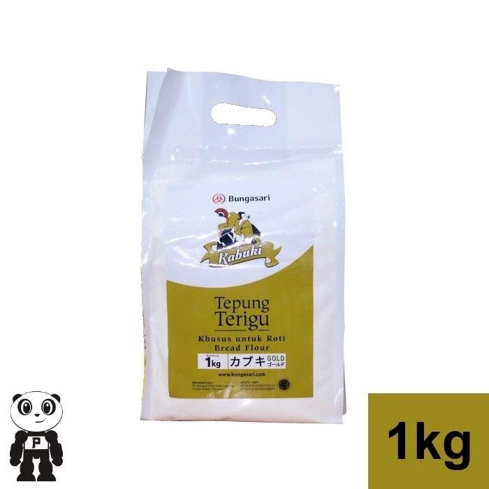 

Kabuki Tepung Terigu Khusus Untuk Roti Gold 1 Kg Tepung Roti Bread Flour