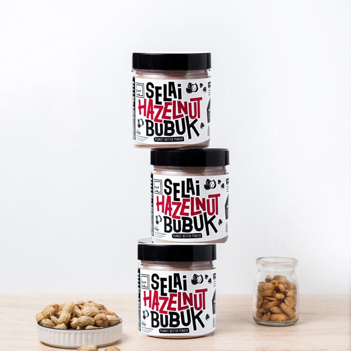 

Lean Lab Selai Hazelnut Bubuk Triple Pack 250gr x3 Low Sugar Low Fat