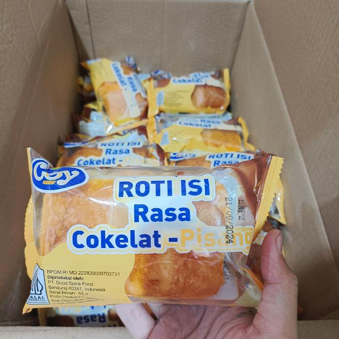 

COY Roti Panggang isi Rasa Coklat Pisang 1 DUS isi 60 Snack Food Kue Camilan Halal