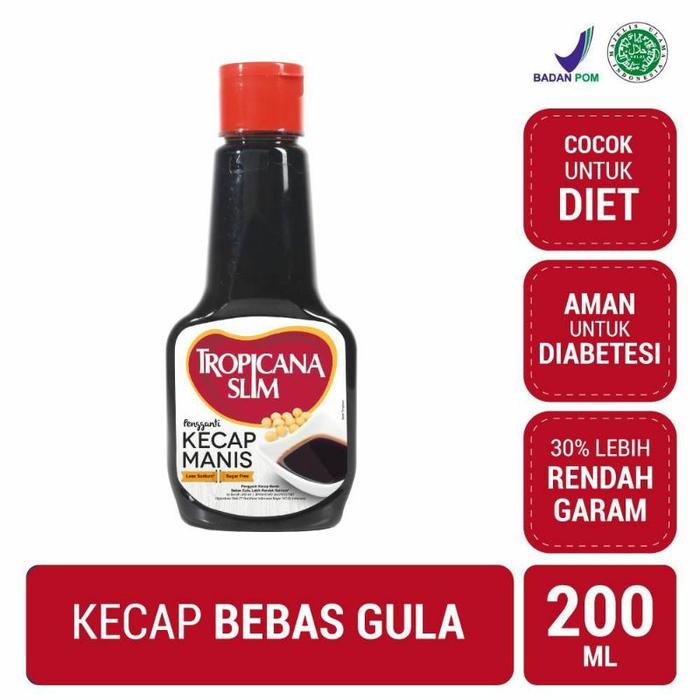 

Tropicana Slim Kecap Manis 200ml - Kecap Bebas Gula