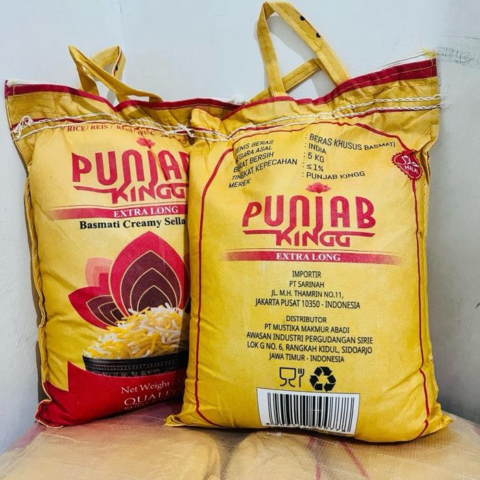 

BERAS BASMATI SELLA 5kg Premium Indian Rice Sela Creamy Rendah Index Glikemik Premium India Masakan