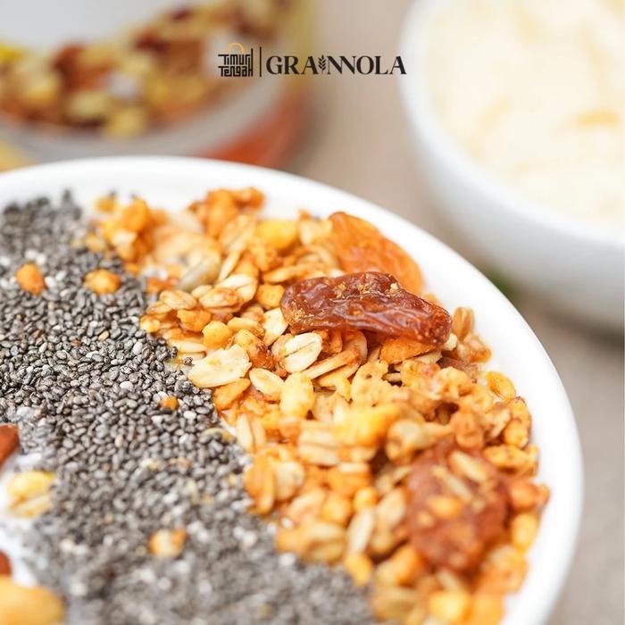 

Timur Tengah Grainnola Cheese & Cream 500 gr Granola Cemilan Sehat Food Oatmeal Sereal