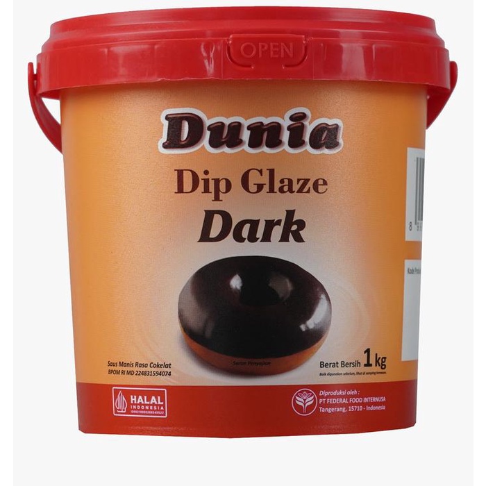 

DUNIA DIP GLAZE ECO KEMASAN 1 KG (KEMASAN FREE DUS DAN BUBLEWRAP)