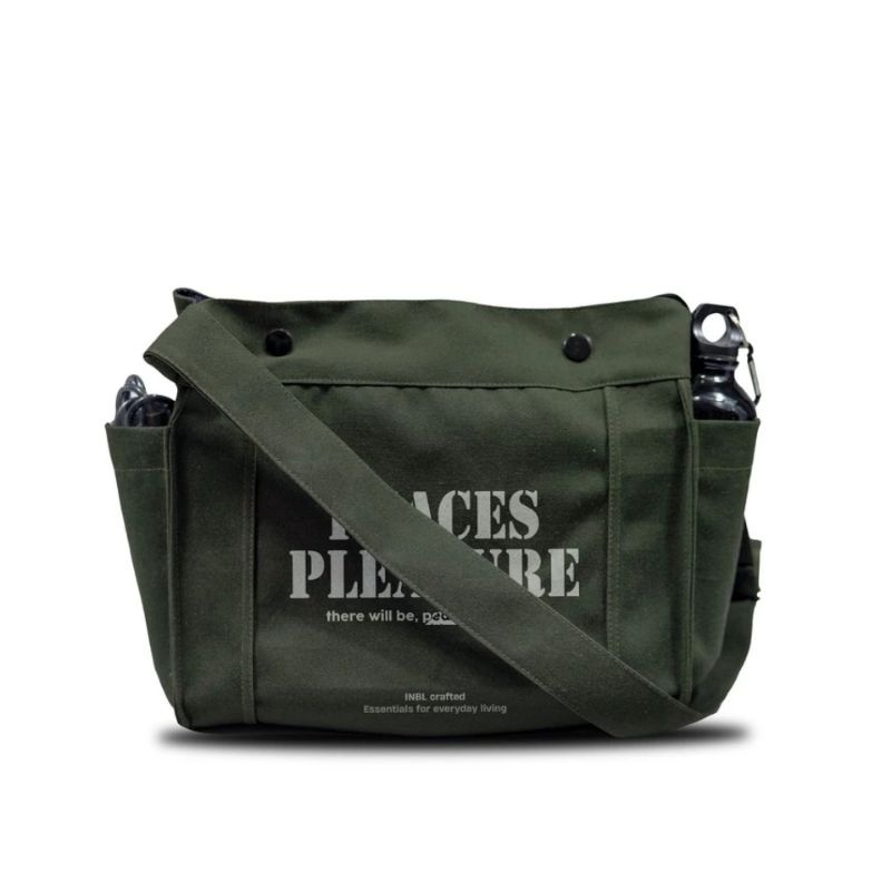 NEW Weister Tas Selempang Sling Bag Tas Selempang Kanvas - Army