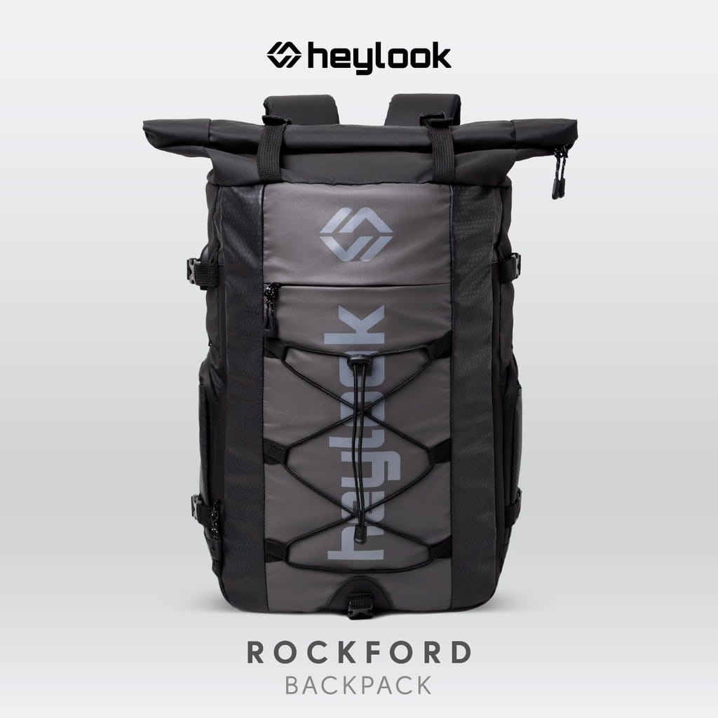 TAS RANSEL PRIA WATERPROOF BACKPACK ROCKFORD TAS OUTDOOR TAS PUNGGUNG ANTI AIR ANTI SOBEK HEYLOOK