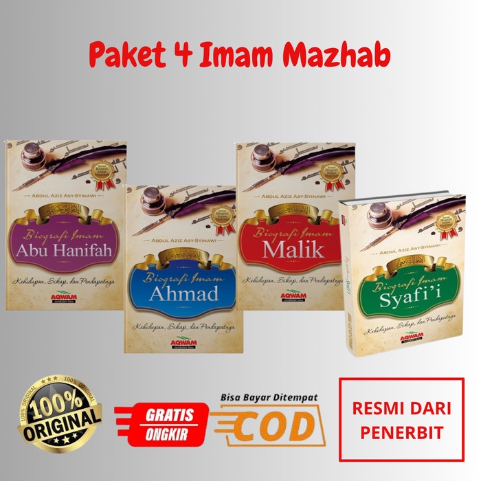 

PAKET BIOGRAFI EMPAT IMAM MAZHAB AQWAM 4 JILID