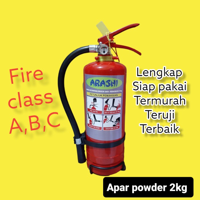 apar powder 2kg alat pemadam api ringan mobil