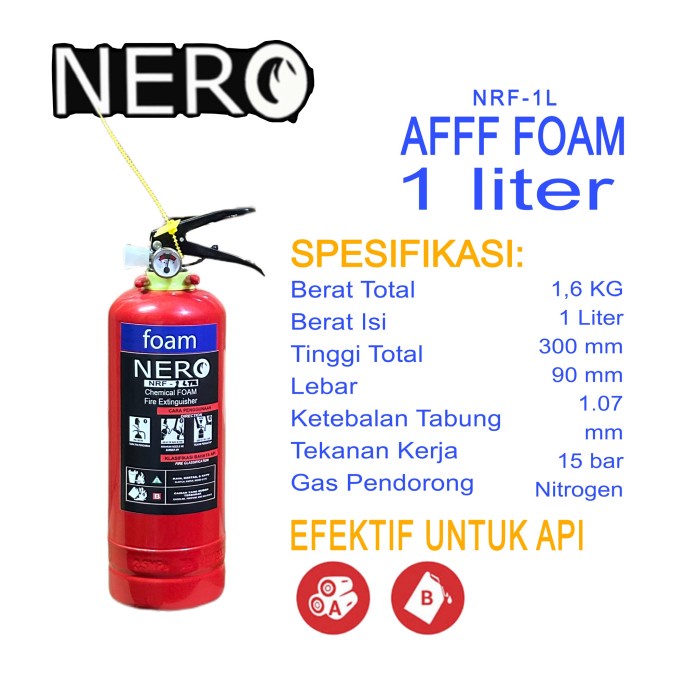 Apar foam 1 kg / apar mobil / apar 1 kg / pemadam api foam
