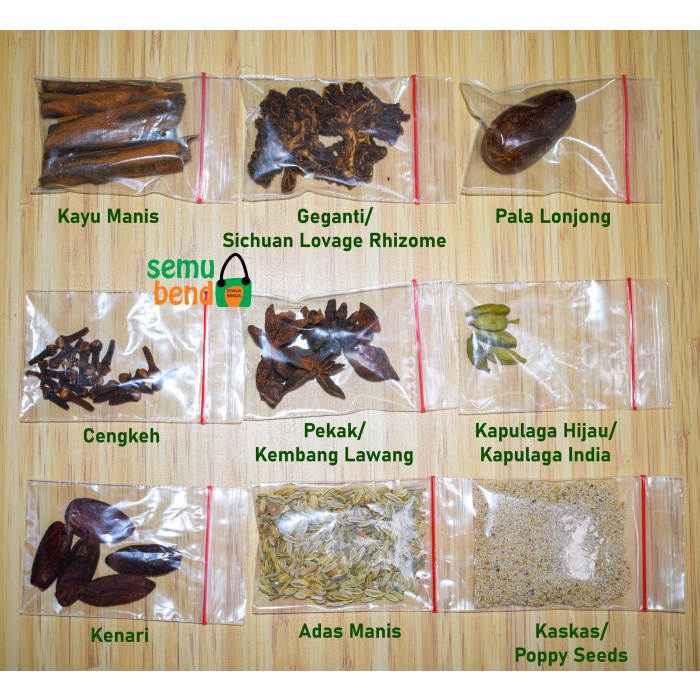 Sale Bumbu Soto Banjar Eceran : Kapulaga Kaskas Kenari Cengkeh Geganti