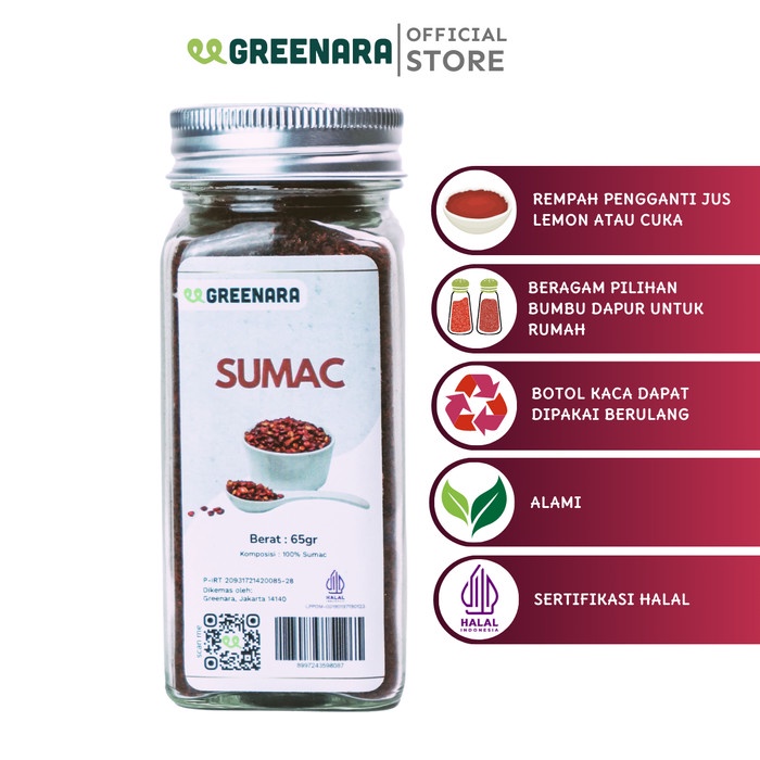 

Sale! Sumac Powder 65Gr / Bubuk Summac
