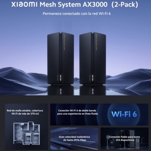 Diskon Mi Xiaomi Mesh Router Ax3000 & Redmi Ax3000 Wifi 6 Mesh Router 3000 Mb