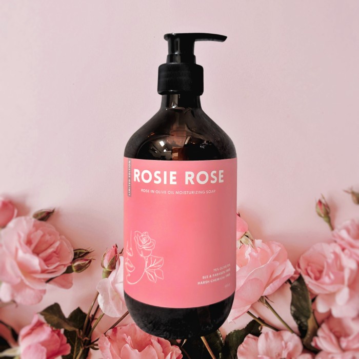 Natural Soap Rose in Olive Oil Rosie Rose