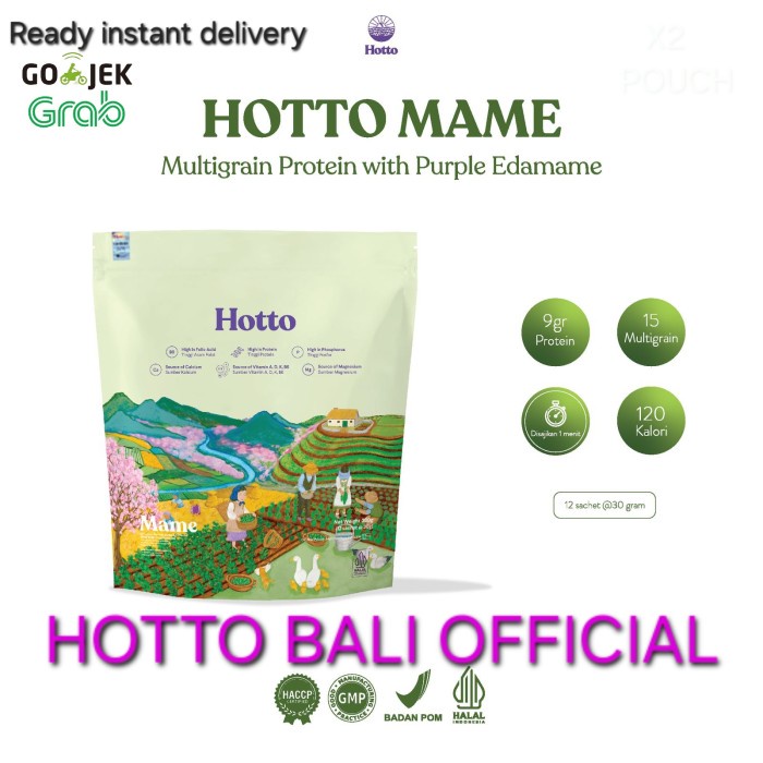 

Hotto Mame Protein Multigrain Edamame 1 pouch