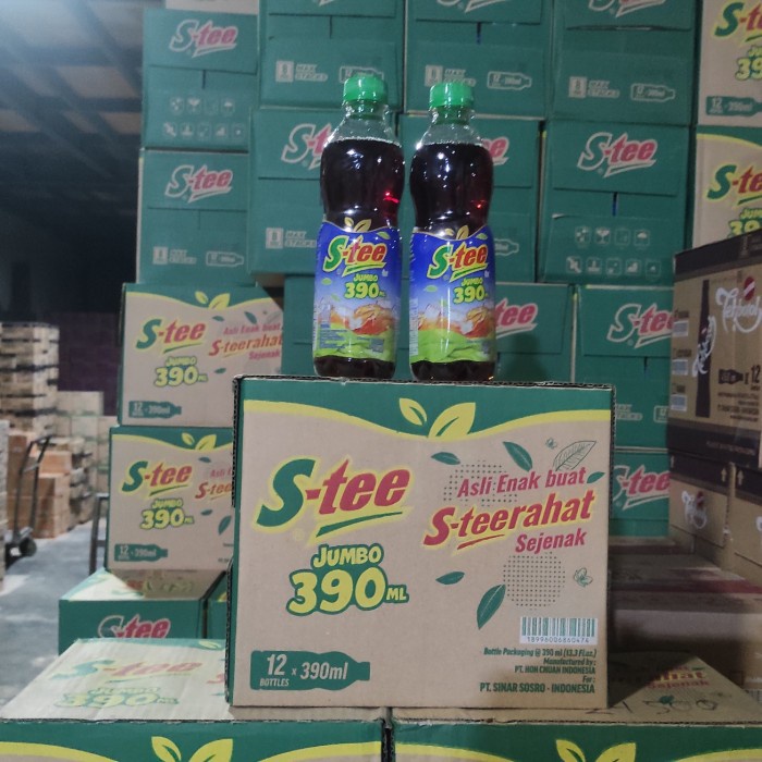 

S-tee / Stee Botol Pet 390ml per dus isi 12 pcs