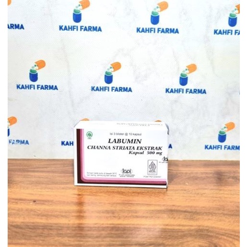 

Labumin Channa striata ekstrak ikan gabus [1 box 30 kapsul]