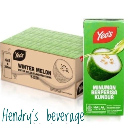 

yeos kundur 1karton isi 24pcs yeos winter melon yeo's