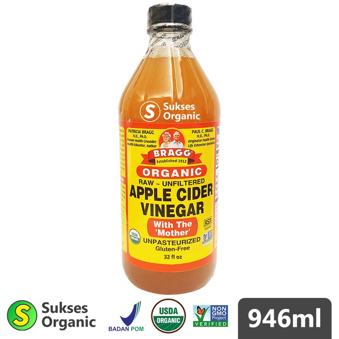 

BRAGG Apple Cider Vinegar 946ml Cuka Apel