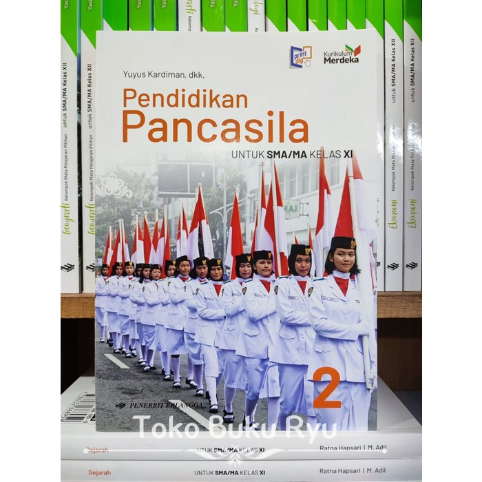 

SALE !!! BUKU PENDIDIKAN PANCASILA REVISI KELAS 2/XI 11 SMA KURIKULUM MERDEKA ERLANGGA READYY