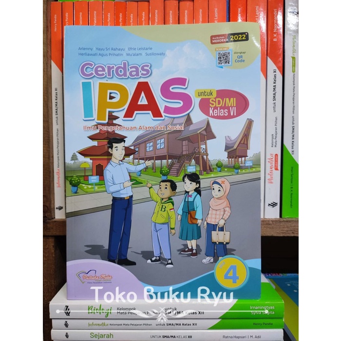 

SALE !!! BUKU CERDAS IPAS JILID 4 KELAS 6 SD KURIKULUM MERDEKA PUSTAKA MULIA READYY
