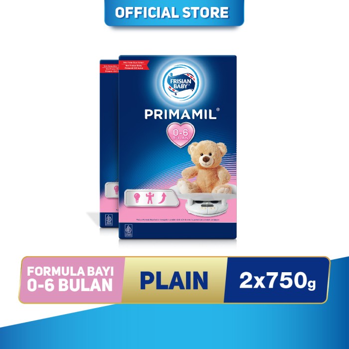 Frisian Baby Primamil Susu Formula Bayi Usia 0-6 Bulan 750g [2 pcs]
