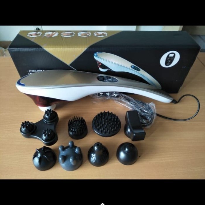 Alat Pijat 8 in 1 Magic Massager Blueidea pijat getar reflexy pijat