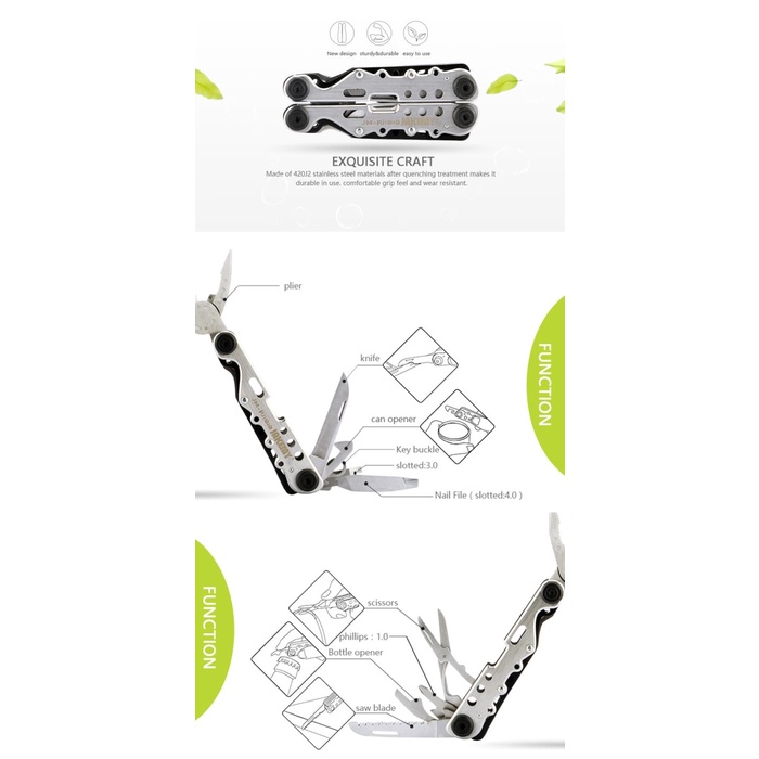 Jakemy Tang Edc Multifungsi 10 In 1 - Jm-Pj1010