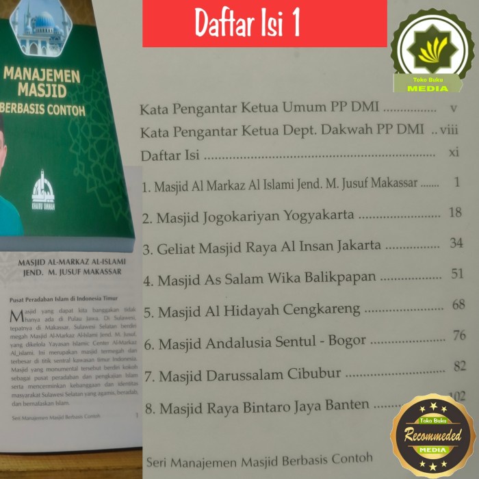 

SALE !!! BUKU PANDUAN MANAJEMEN MASJID BERBASIS CONTOH MEMAKMURKAN MASJID AYANI READYY