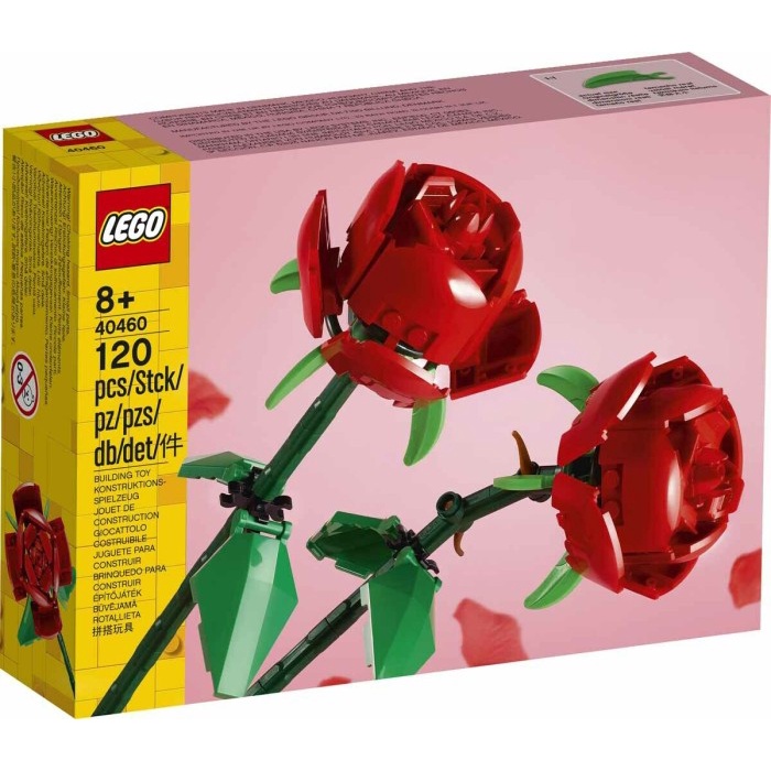 LEGO SEASONAL-40460 ROSES FLOWER DISPLAY VALENTINE RED ROSE GIFT HEART KODE 970