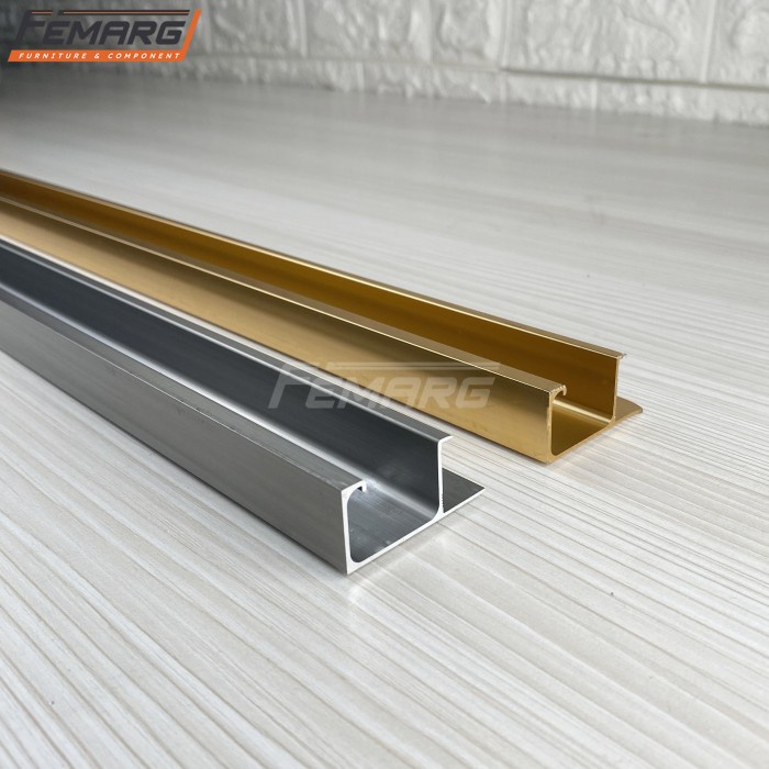 

READY STOK HANDLE ALUMINIUM PROFILE OM 37 FEMARG PROFIL ALUMUNIUM GAGANG PINTU LEMARI EDGING READYY