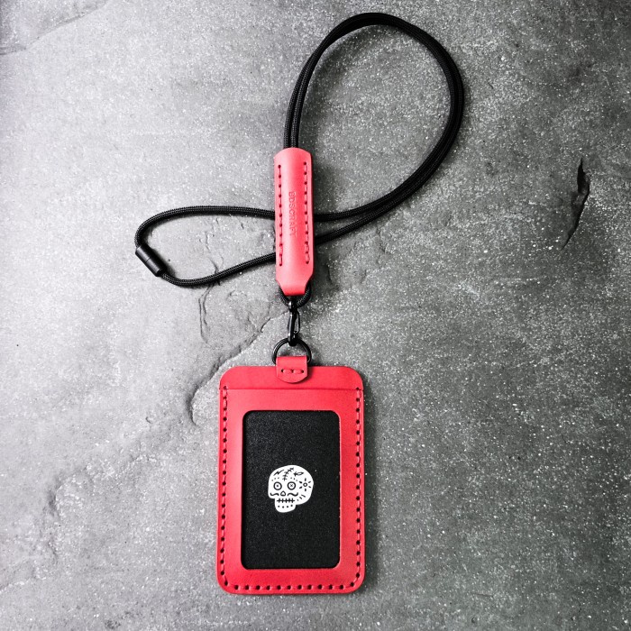

DISKON BDS JAZZ - ITALIAN LEATHER LANYARD ID CARD HOLDER READYY