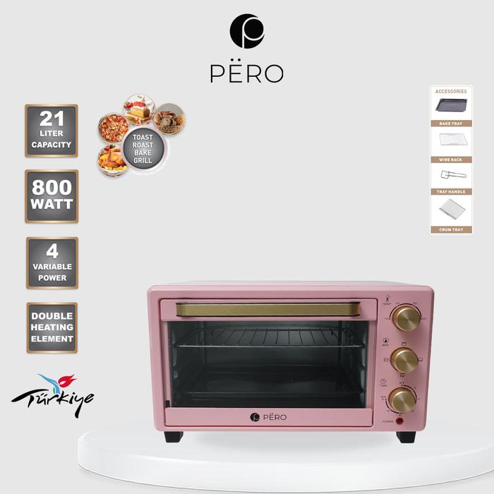Terbaru Pero Multifunction Oven 21L / Oven Listrik Watt Rendah 800W Cod