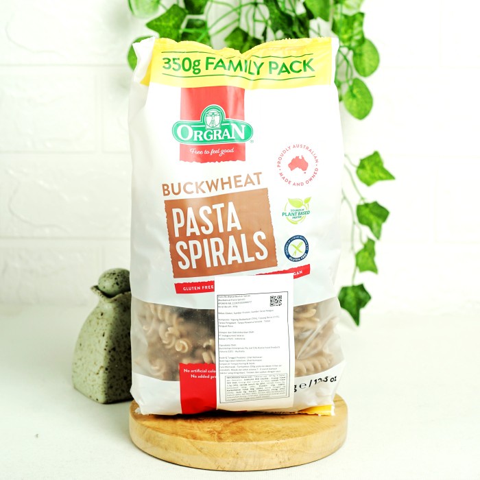 

SALE !!! ORGRAN GLUTEN FREE BUCKWHEAT PASTA SPIRAL 350GR READYY
