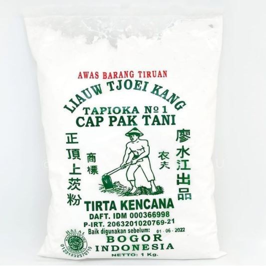 

SALE !!! SAGU TANI LIAUW TJOEI KANG PIT 1KG TAPIOCA FLOUR TEPUNG PAK TANI READYY