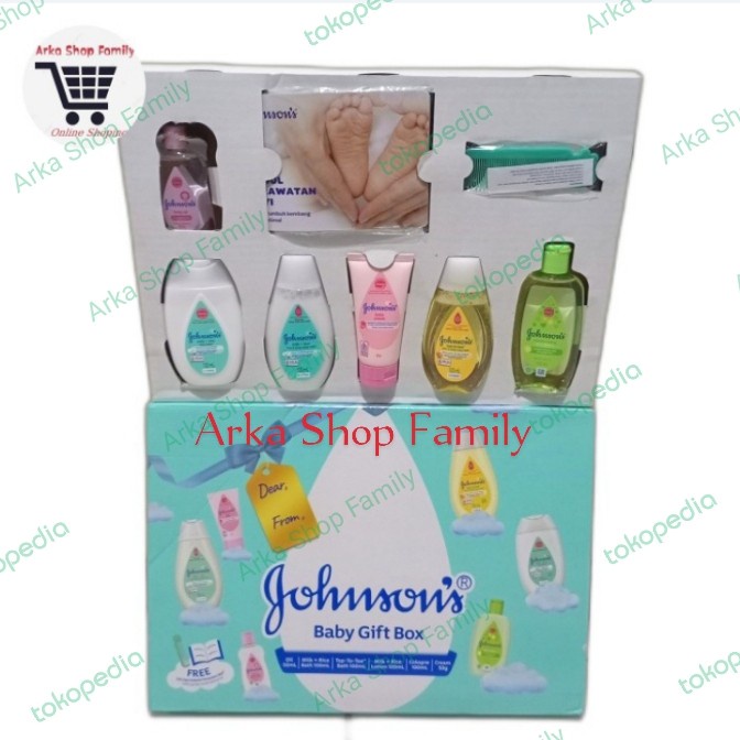 Johnsons Baby Gift Box Set Paket Perlengkapan Bayi Hampers Johnson'S
