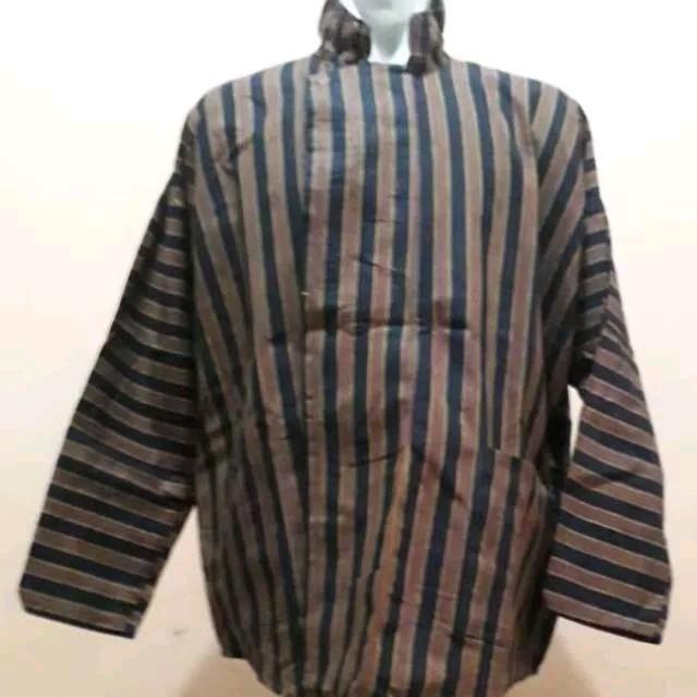 OBRAL Baju Surjan Lurik Adat Jawa Super Jumbo XXXL