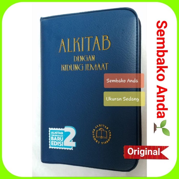 

Alkitab Kristen Kidung Jemaat Ukuran Sedang Resleting Lai Tb 054 Ti Kj
