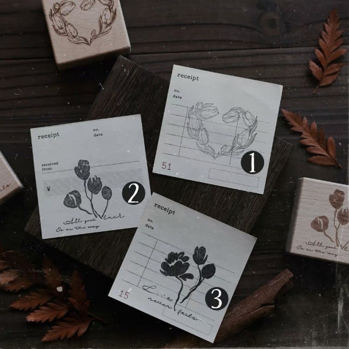 

Tulip Series Rubber Stamp