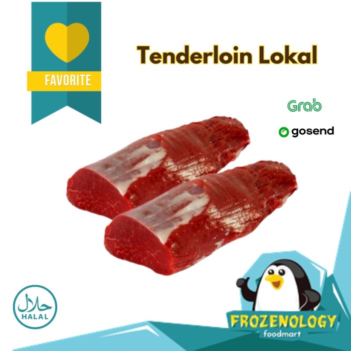

READY STOK DAGING SAPI TENDERLOIN LOKAL 1 KG FROZEN FRESH READYY