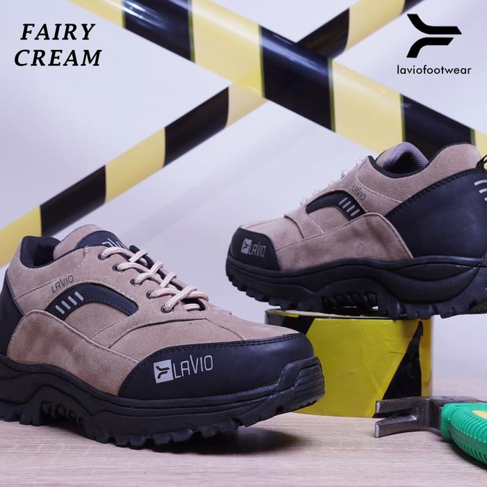 Sepatu Safety Boot Pria Ujung Besi Safety Shoes Safety Proyek Lavio Fairy Kerja Lapangan Outdoor