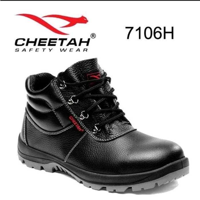 SEPATU SAFETY CHEETAH 7106 H 100% Original Safety Shoes Cheetah