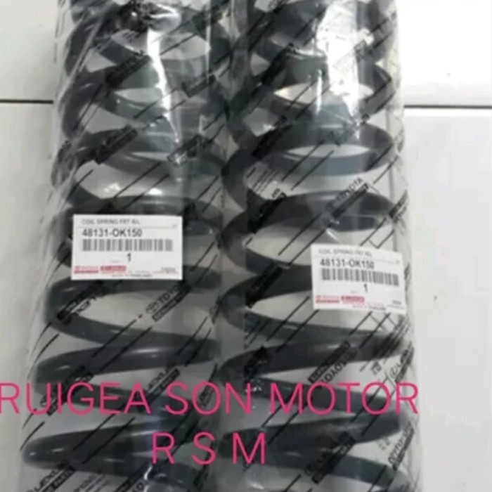 PER KEONG BELAKANG FORTUNER COIL SPRING BELAKANG TOYOTA FORTUNER ASLI